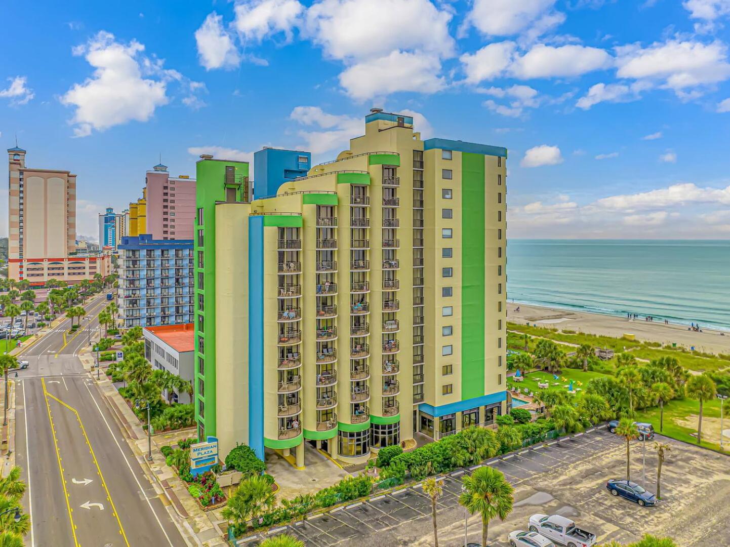 Ocean View Double Suite! Sleeps 4 Meridian Plaza 705 Myrtle Beach Exterior photo