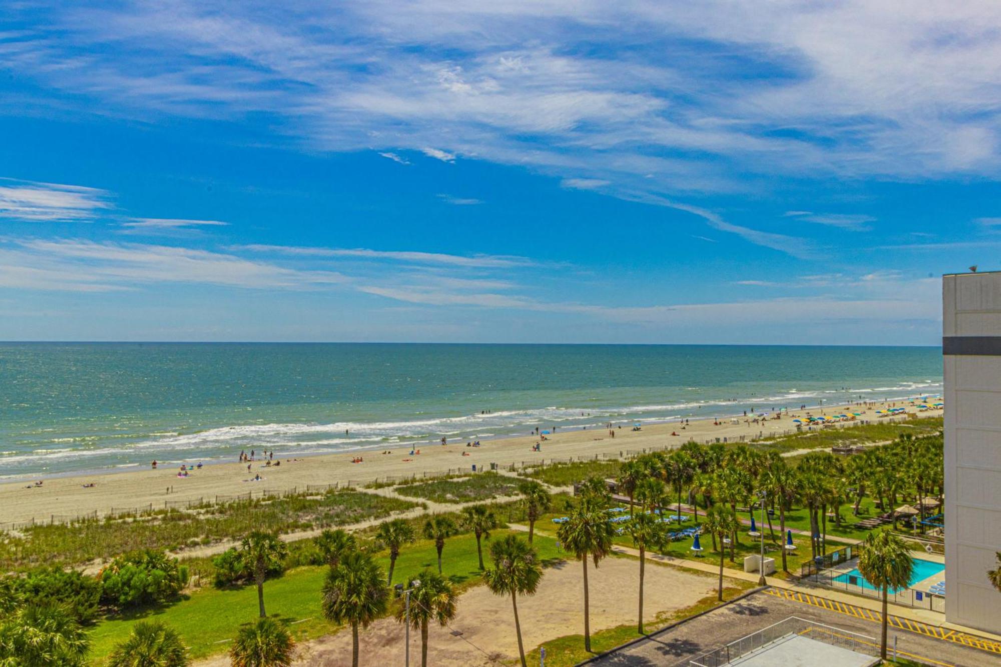 Ocean View Double Suite! Sleeps 4 Meridian Plaza 705 Myrtle Beach Exterior photo