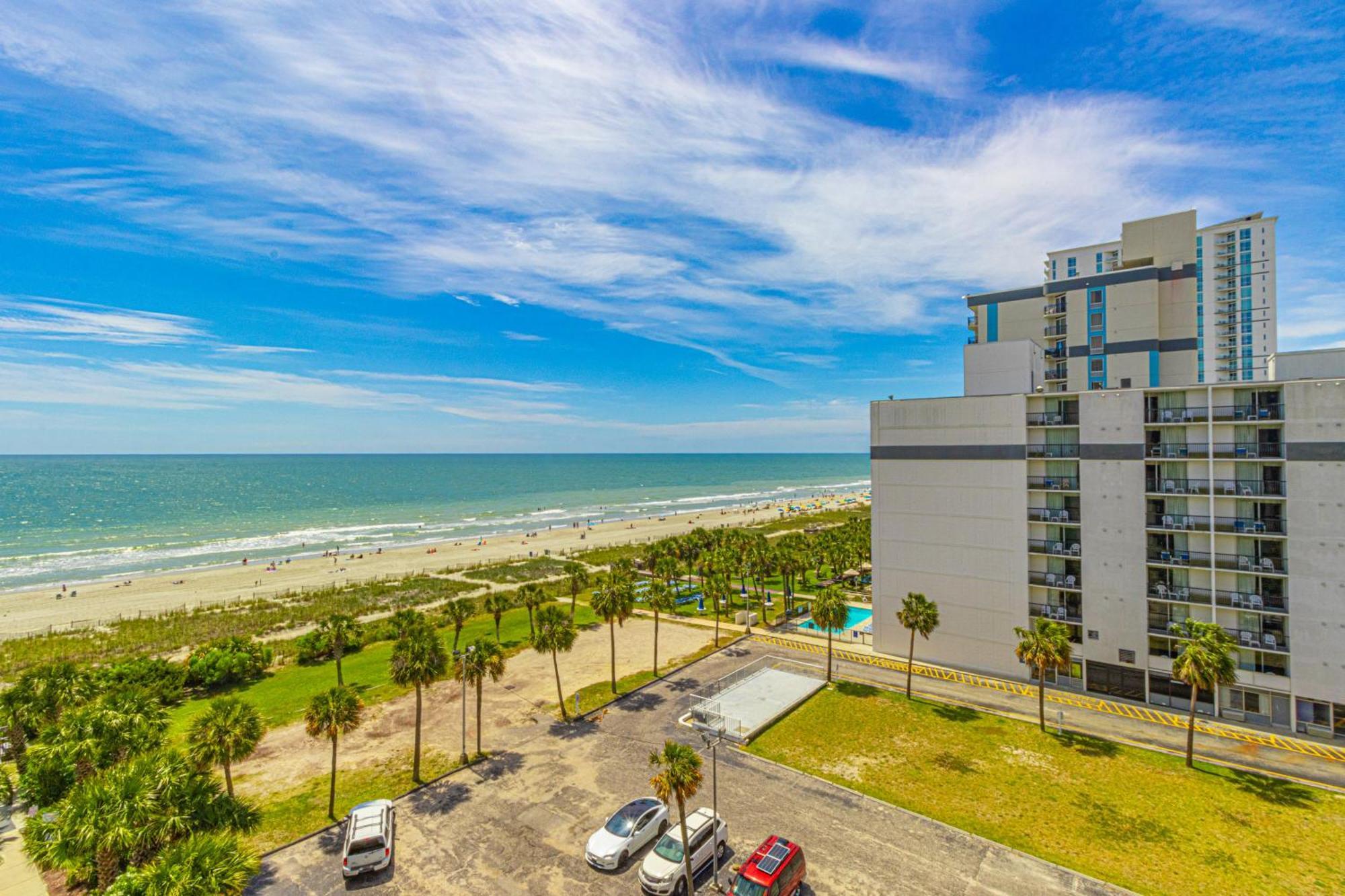 Ocean View Double Suite! Sleeps 4 Meridian Plaza 705 Myrtle Beach Exterior photo