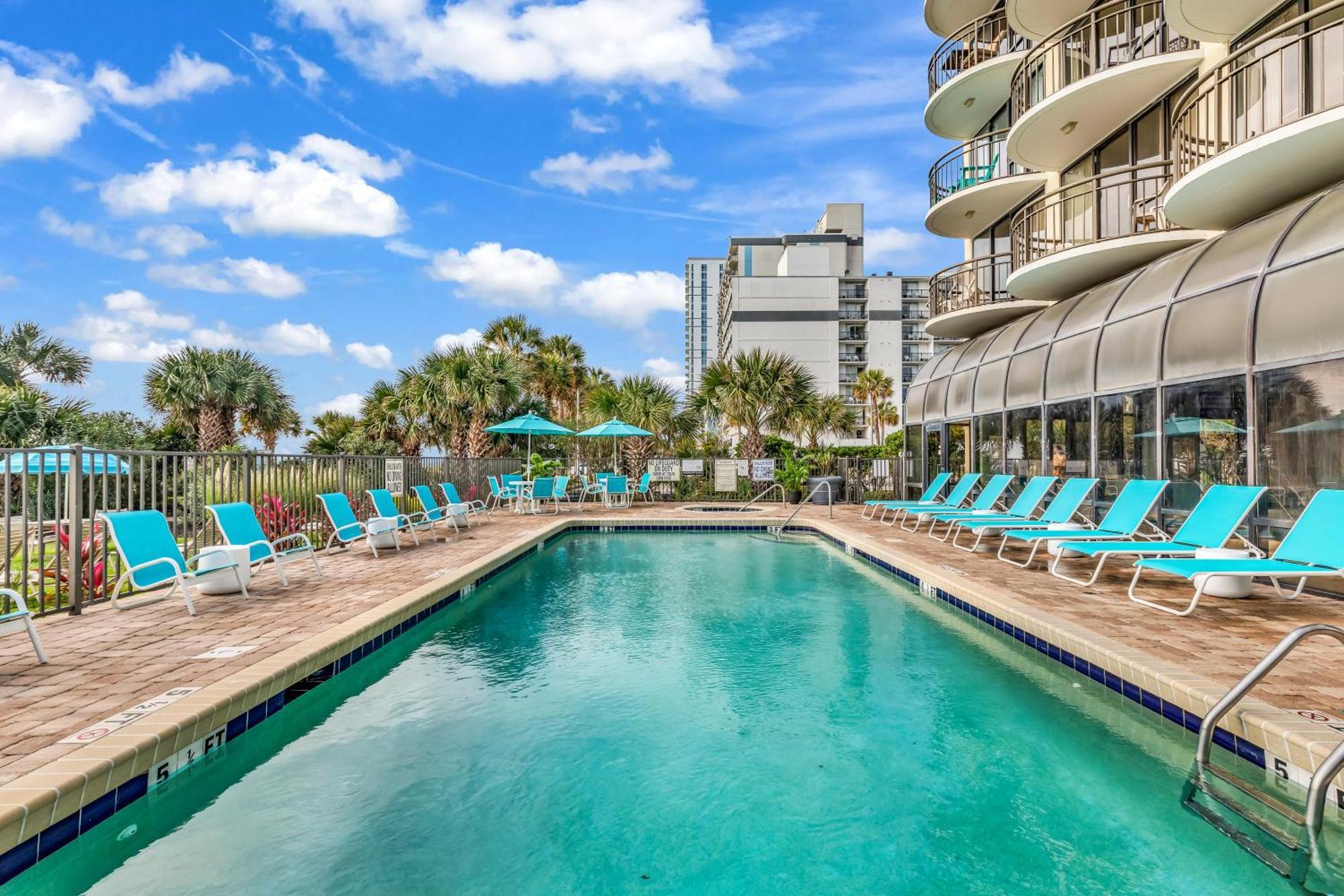 Ocean View Double Suite! Sleeps 4 Meridian Plaza 705 Myrtle Beach Exterior photo