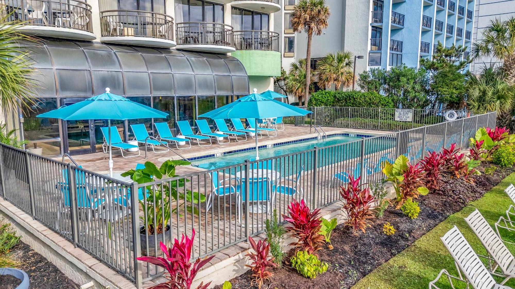 Ocean View Double Suite! Sleeps 4 Meridian Plaza 705 Myrtle Beach Exterior photo