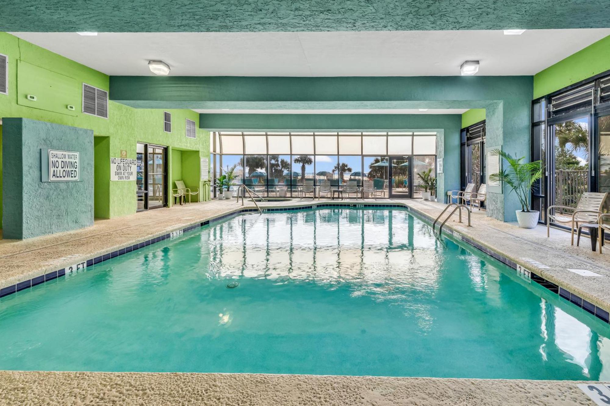Ocean View Double Suite! Sleeps 4 Meridian Plaza 705 Myrtle Beach Exterior photo