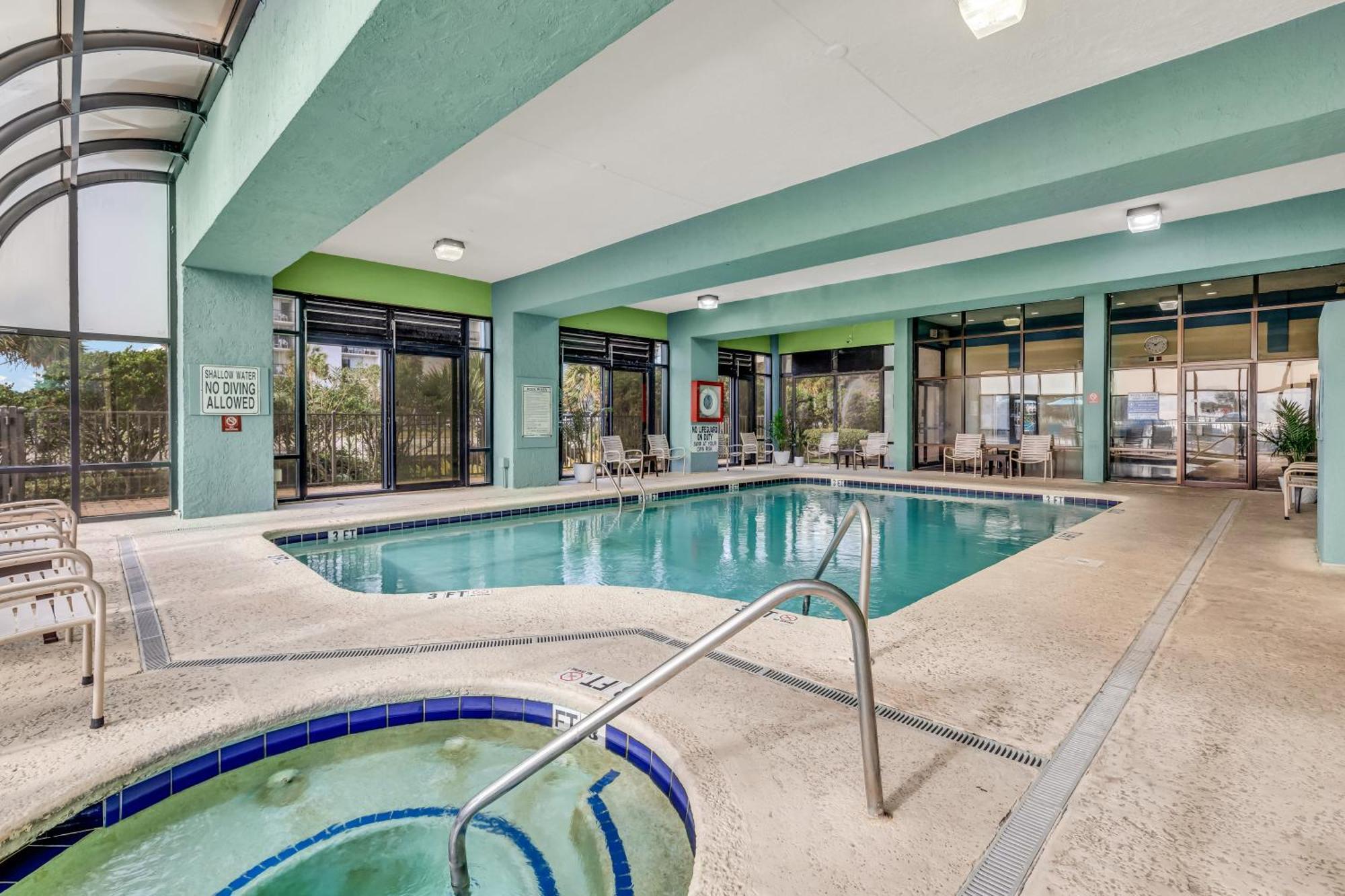 Ocean View Double Suite! Sleeps 4 Meridian Plaza 705 Myrtle Beach Exterior photo